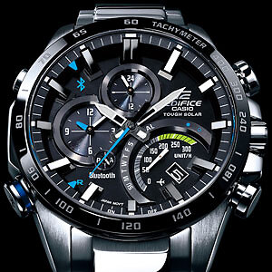 Pre-owned Casio Edifice Smartphone Link Eqb-501xdb-1ajf Silver
