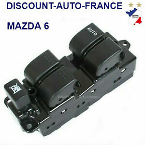 MAZDA 6 VI DE 2002 à 2008 COMMANDE BOUTON INTERRUPTEUR LEVE-VITRE GAUCHE NEUF