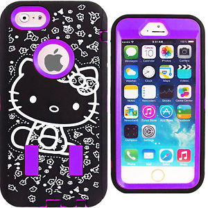 Hello Kitty silicona/gel/goma fundas y Cajas del Teléfono Celular