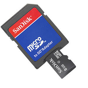 SanDisk SD Mobile Phone Memory Card