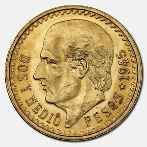 アクセサリー DOS PESOS 1945 Dos Pesos Gold Coin Pendant with Polished Bezel - gift