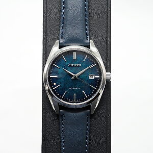 Pre-owned Citizen Collection Nb1060-12l Blue Lacquer Dial Mechanical Automatic Men's Watch
