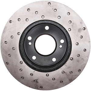 StopTech 89-96 Nissan 300ZX Select Sport Slotted & Drilled Right Rear Brake Rotor