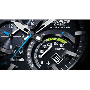 Pre-owned Casio Edifice Smartphone Link Eqb-501xdb-1ajf Silver
