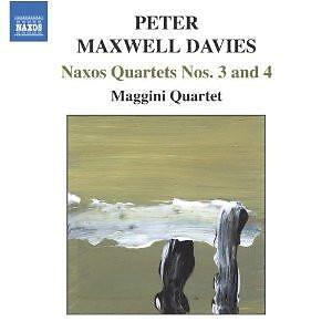 8557397 Maggini Quartet Maxwell Davies - Naxos Quartets Nos. 3 and 4 CD Europe