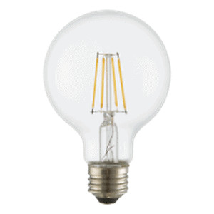 TCP s FG25D4050E26SCL95 40w Equivalent G25 Warm white dimmable led light bulb