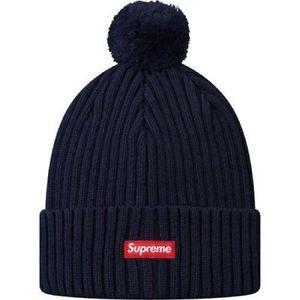 Letter Patch Label Knitted Beanie - Black Letter Patch Label Knitted Beanie - Black