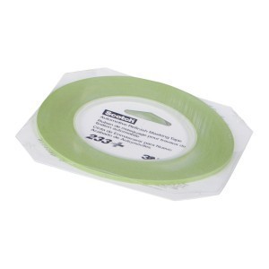 3M Scotch 26343 Performance Green Masking Tape 233+, 3 mm width, 26343