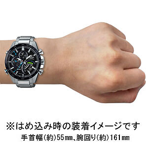 Pre-owned Casio Edifice Smartphone Link Eqb-501xdb-1ajf Silver