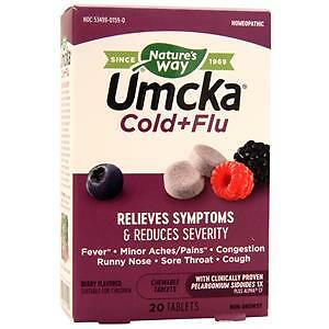 Nature's Way Umcka Cold & Flu Berry 20 tabs