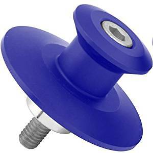 Bikemaster Swingarm Spool Kit M10 x 1.25 Blue Pair Fits Most