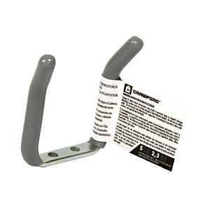 Crawford SS21-20 Small Tool Holder Hook, 5 lb, Screw-In, Steel, Gray