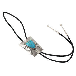 Cravate Bolo Scorpion Bleu Pour Homme - Style Western Cowboy, Neuf Avec étiquettes