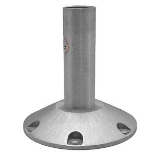 Attwood 910r3pb-7 LightArmor Plug-in Base - 3 Pin - Black - Round