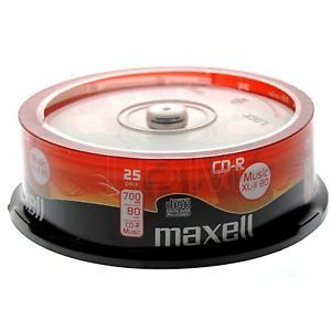 Maxell Mini Discos en Blanco