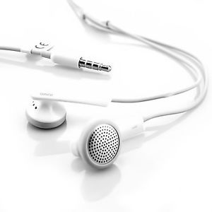 Écouteurs Intra-auriculaires Pour Huawei Y5 2018 - Blanc Avec Microphone | Câble 3.5mm 1m | Neuf