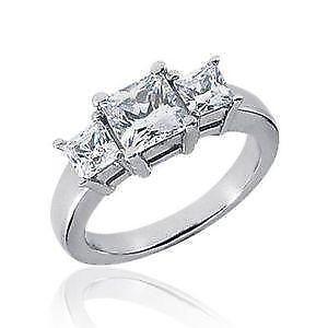 Princess Cut Diamond Engagement Ring Ebay