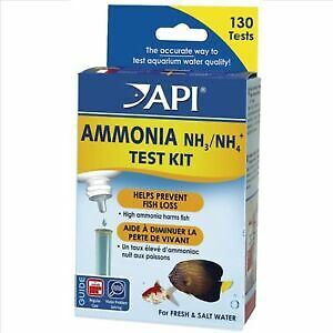 API Ammoniak-Testkit für Süßwasser- und Salzwasseraquarien - 130 Tests