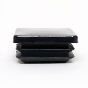1-1/4'' Inch | Square Plastic End Cap Tubing Hole Post Plug | 11-18 GA