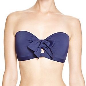 Топ бикини на косточках Tommy Bahama Pearl, цвет Mare Navy, 34DD