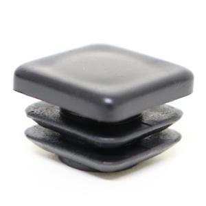 3/4'' Inch | Square Plastic End Cap Tubing Hole Post Plug | 12-20 GA
