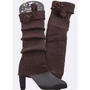 Brown Leg Warmers for Women