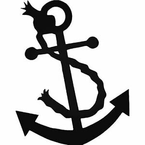 Anchor Sailor Window VINYL DECAL STICKER Car