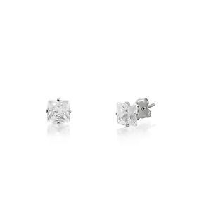 Orecchini SilberDream In Argento Sterling 925 Con Zirconi Rosa, Diametro 5 Mm, Ipoallergenici, Made In Germany, Regalo In Astuccio