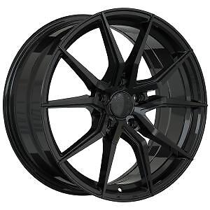 One 17 Inch Black Alloy Wheel Rim for Mazda CX-3, DA6D86R 17x7 5x114.3 5Lug