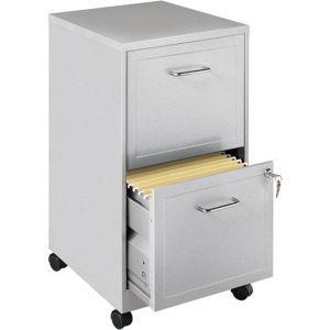 2 Drawer Metal File Cabinet