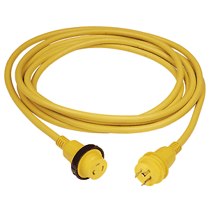 0125おまとめ Marinco 199117 30A 25' Molded Cordset - 125V - Yellow | eBay