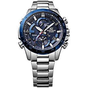 Pre-owned Casio Edifice Eqb-900db-2ajf Smartphone Link Solar Radio Men's Watch In Box
