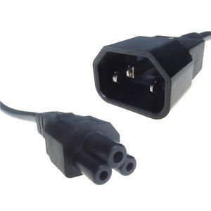 Cloverleaf/Mickey Mouse Male Power Cables and Connectors