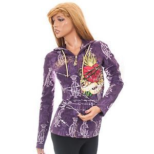 Christian audigier ピンクレディースパーカー Christian audigier ピンクレディースパーカー Ed Hardy by