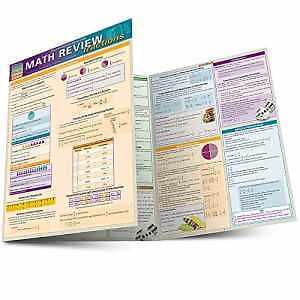Math Review: Fractions (Quick Study Academic) - Cards, by BarCharts Inc. - Good