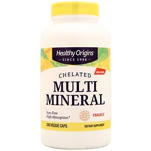 Healthy Origins Chelated Multi Mineral Iron-Free 240 vcaps