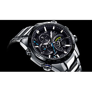 Pre-owned Casio Edifice Smartphone Link Eqb-501xdb-1ajf Silver