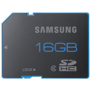 Samsung 16GB Class 6 Micro SDHC up to 24MB/s with Adapter (MB