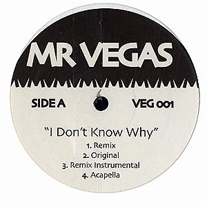 Mr Vegas - I Don't Know Why / Luney Tunes Reggaeton Mixes, 12'', (Vinyl)