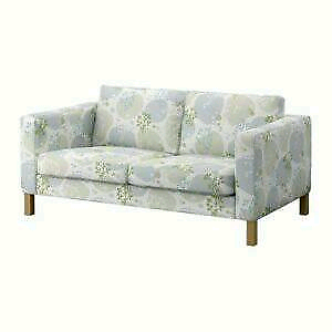 2x Rare Ikea Karlstad Gronvik Two Seater Sofa Slip Covers In
