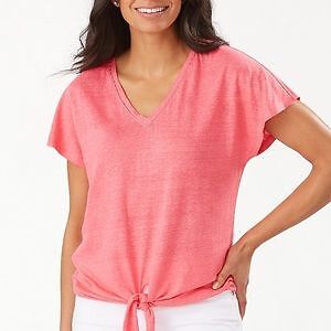Tommy Bahama Linnea Топ с завязкой спереди, Tutti Frutti, маленький