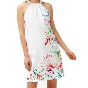 

Платье с лямкой Tommy Bahama Flora Dei Marmi, белое, маленькое, Белый