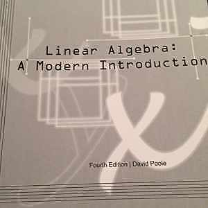 Linear Algebra A Modern Introduction David - Paperback, by David Poole - Good