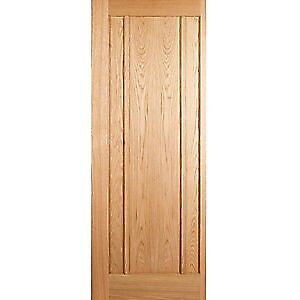 Wickes York Internal 3 Panel Oak Veneer Door 1981 X 686mm In