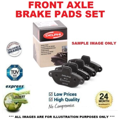 Front Axle BRAKE PADS SET for VW SCIROCCO 2.0 TDI 2010-2017