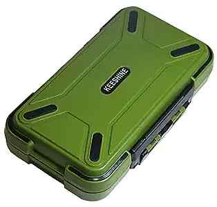  Fishing Tackle Box, Floating Storage Green (Size: 7.8'' L x 4.2'' W x 1.8'' H)