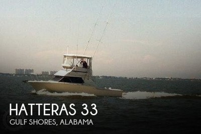1987 Hatteras 33 Used