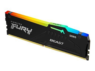 Kingston FURY Beast RGB 8GB DDR5-5200 KF552C40BBA-8 unbuffered on-die ECC Memory