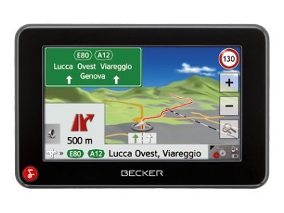 Tragbare Navigationsgeräte Becker 3D-Kartenansicht