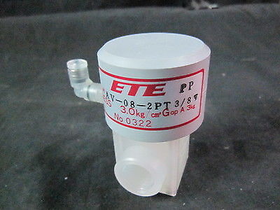 ETE AV-08-2PT-3-8T Valve Teflon, Air Operation, Pressure: 3.0kg/cm^2 Gop A 3kg--